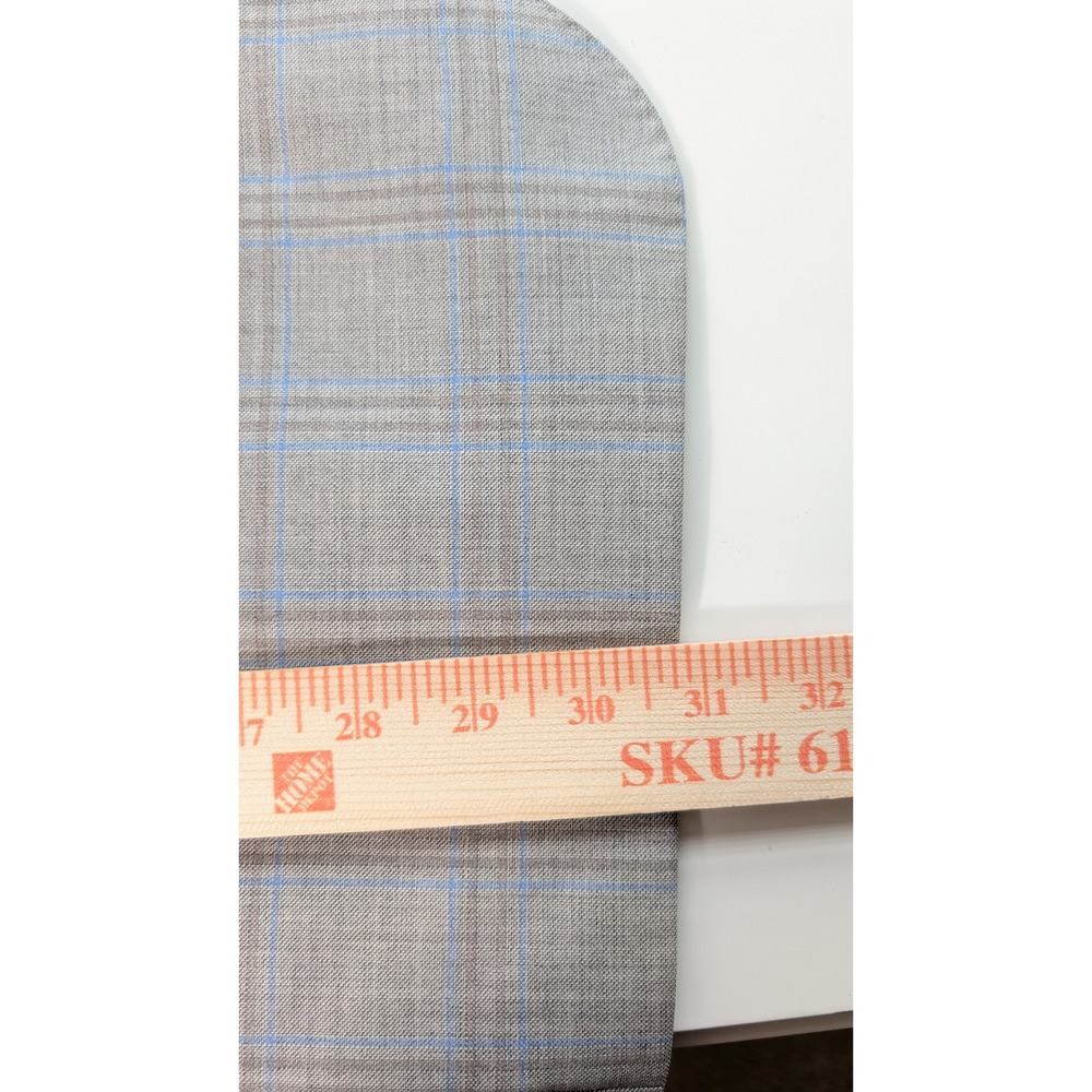 Blujacket Mens 48R Blue Plaid Regular Fit Reda Wool Blazer Sportcoat - Picture 10 of 10
